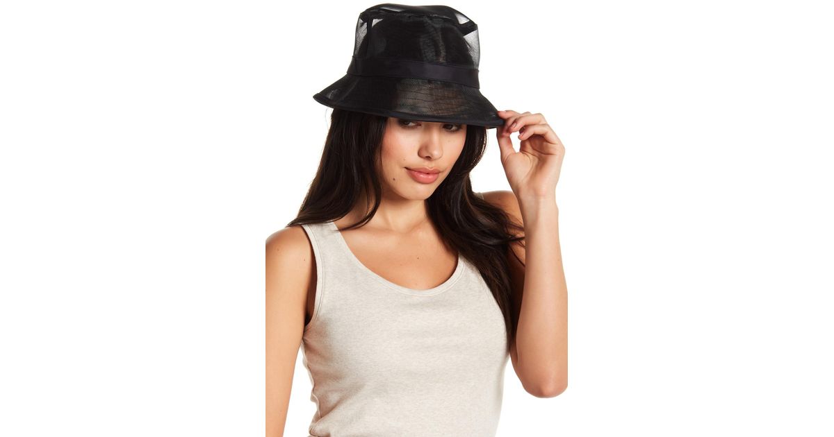Steve Madden Cotton Mesh Bucket Hat in 