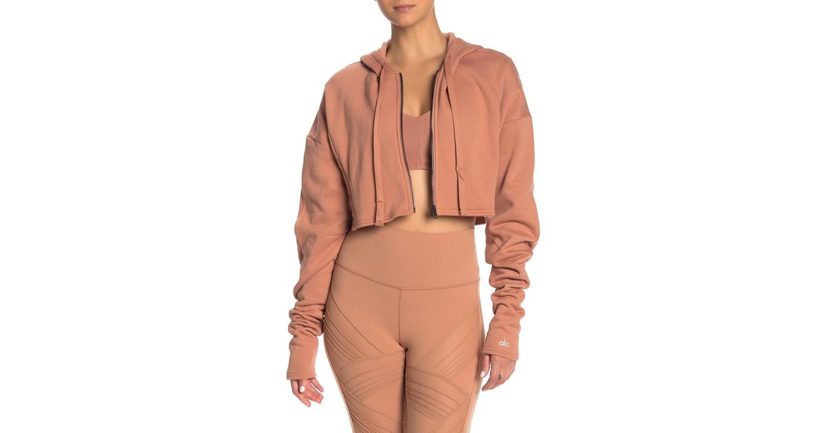 alo yoga extreme crop jacket