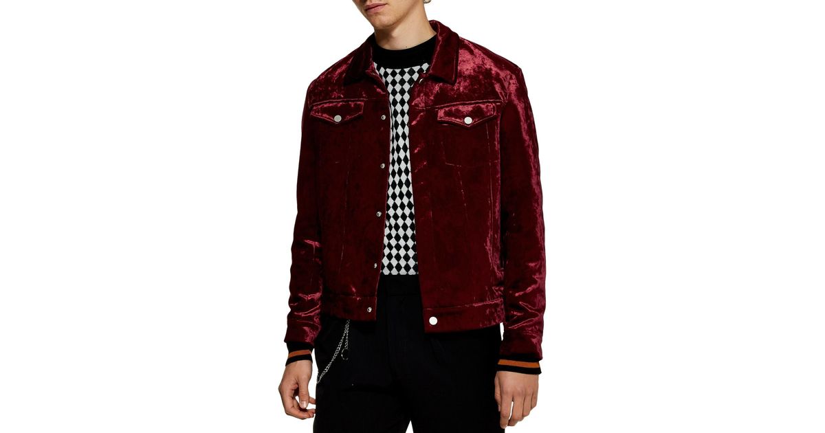 topman red jacket