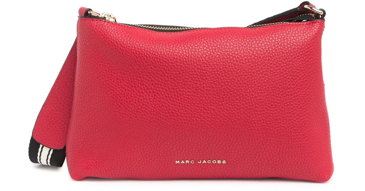 Marc Jacobs The Cosmo Leather Crossbody Bag In Barbados Cherry At