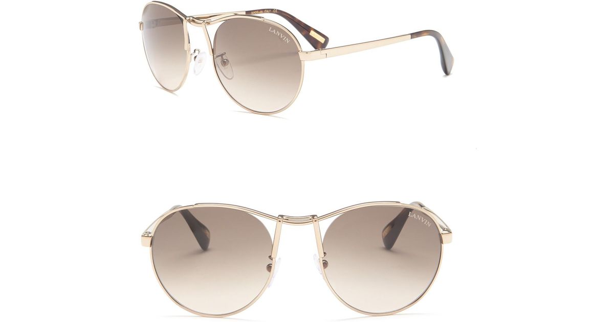 lanvin aviator sunglasses