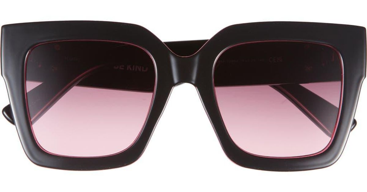 Kurt Geiger Never Worn 53mm Gradient Square Sunglasses Leopard Print Shoreditch Square Sunglasses | Kurt Geiger main image 3