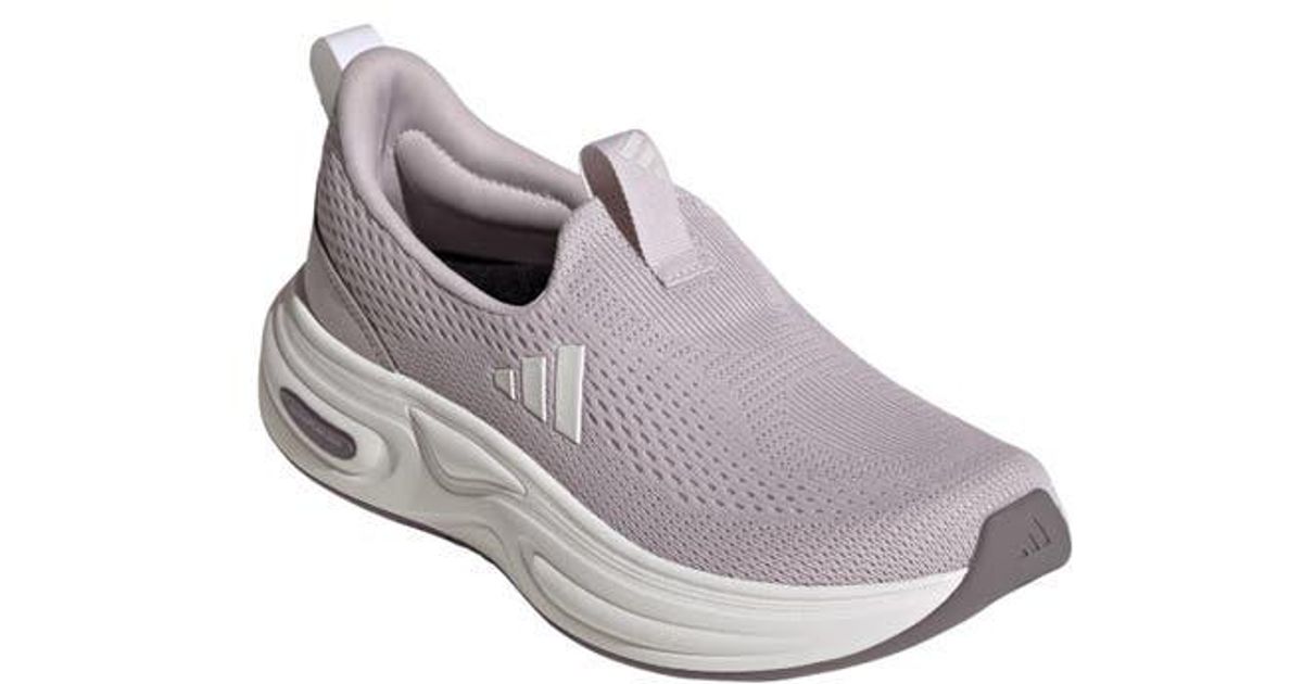 adidas Cloudfoam Cuxxion Slip-On Sneaker in Gray | Lyst