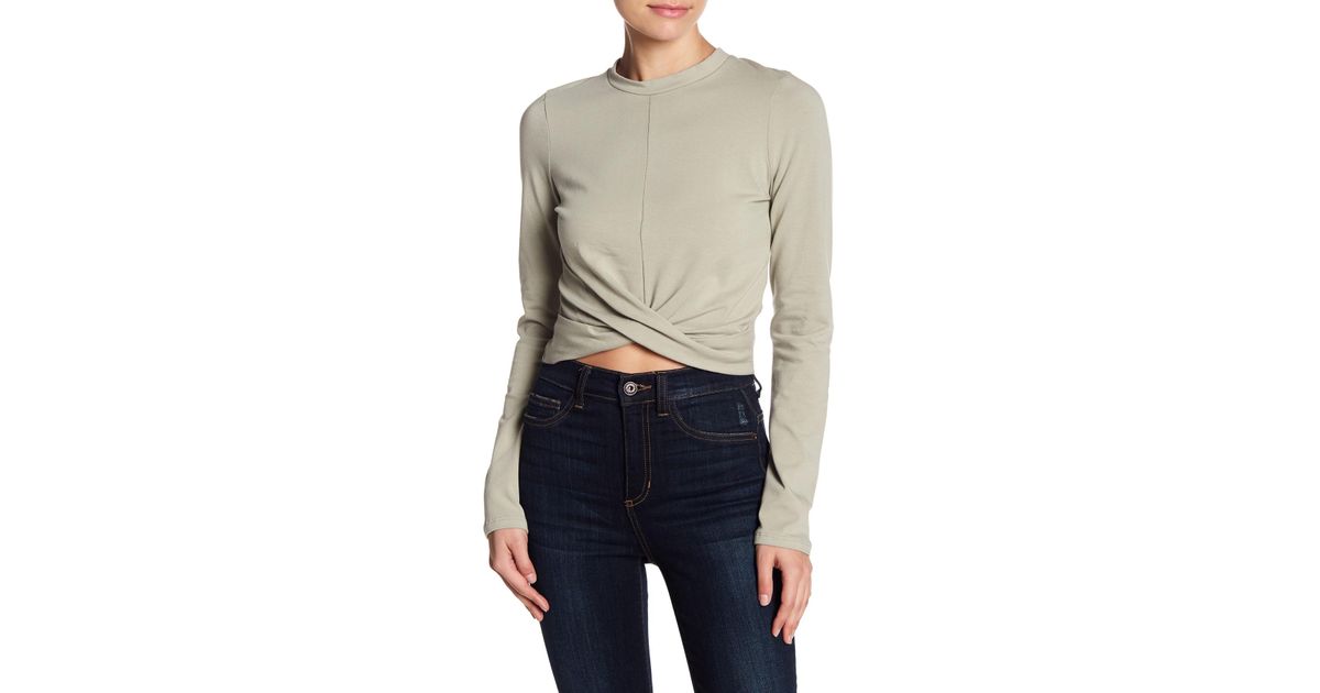 lush tamara cropped knot