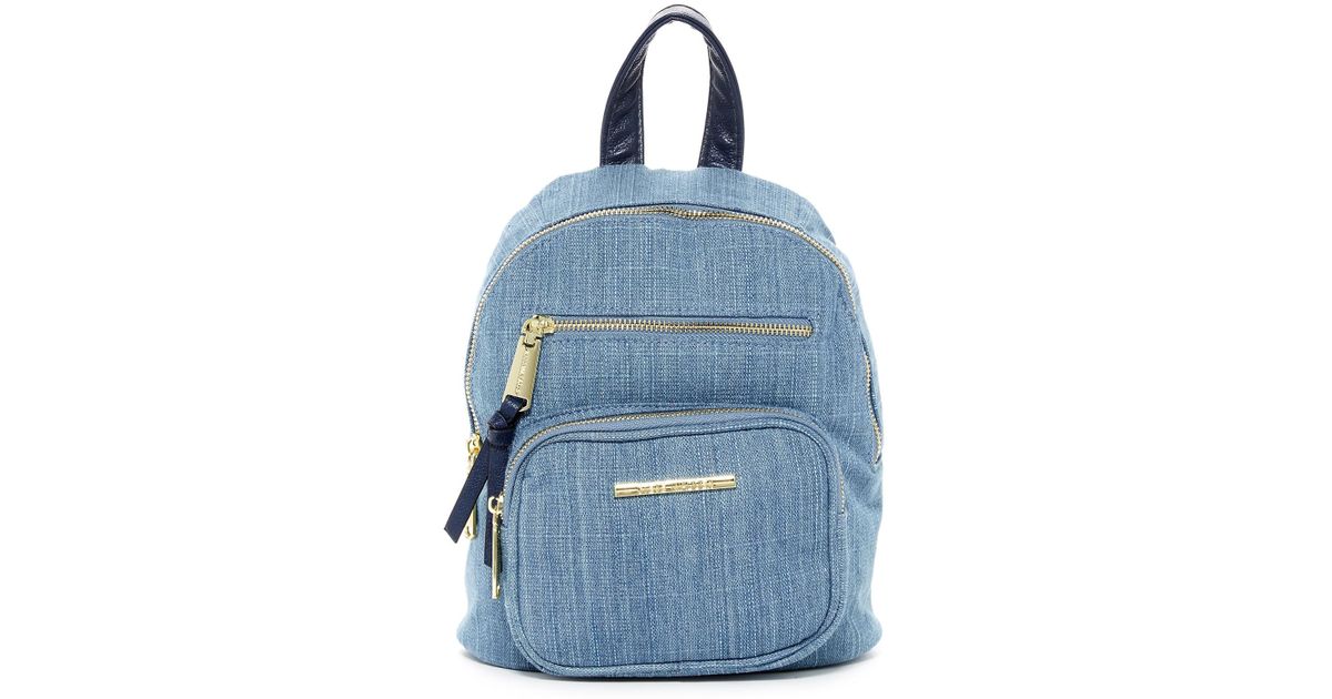 steve madden blue backpack