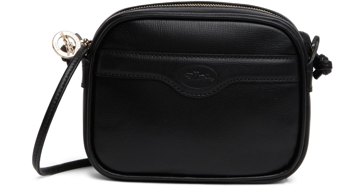 Longchamp 1980 Small Leather Camera Crossbody Bag in Black Lyst