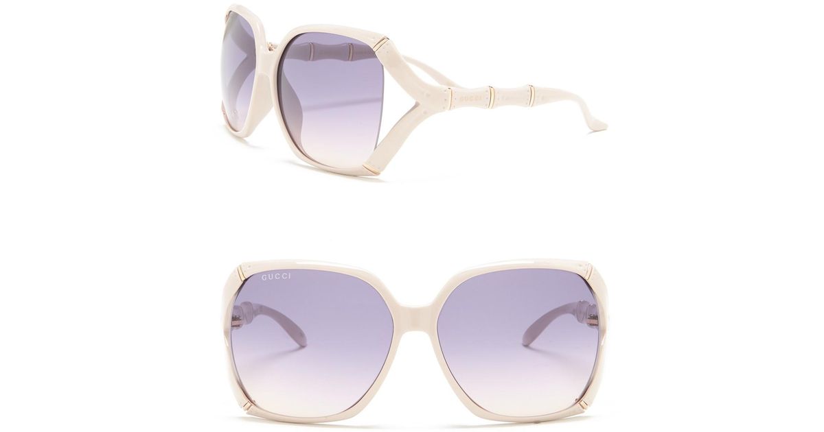 gucci 58mm square sunglasses