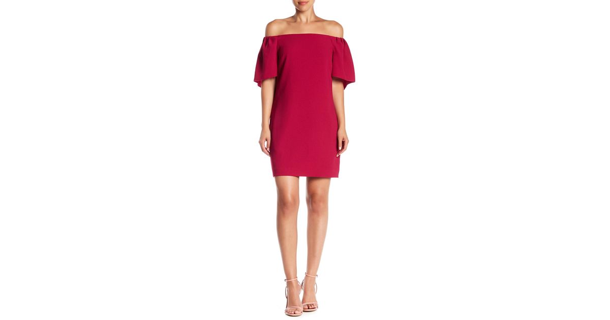 trina turk red zeal dress
