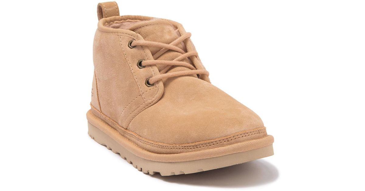 fur lined chukka boots