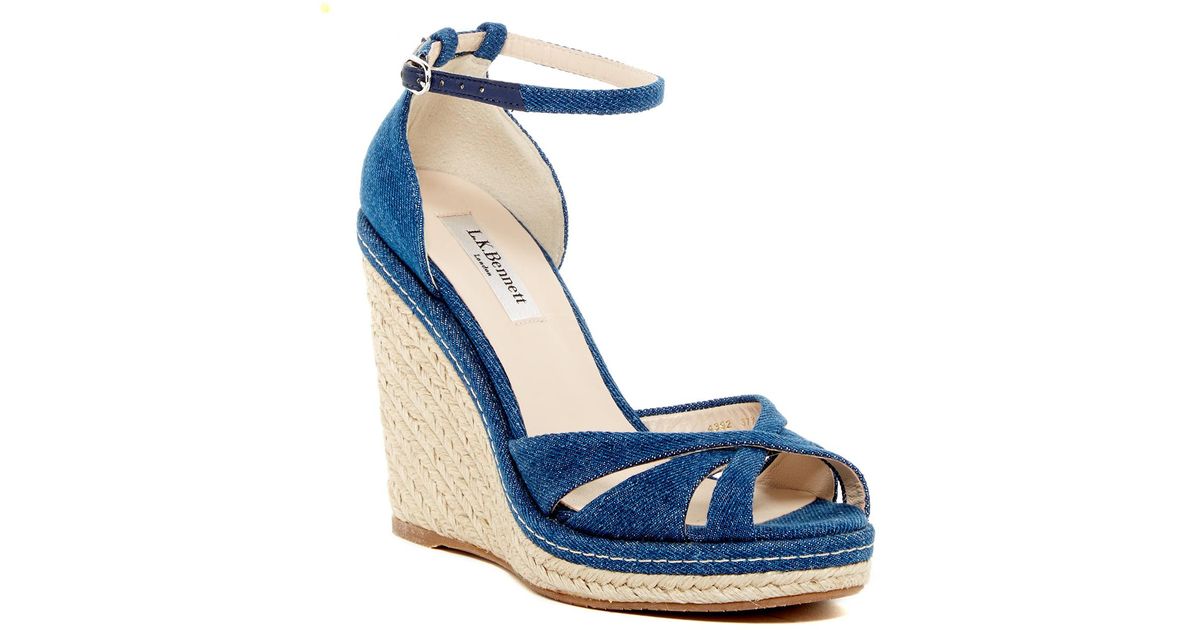 lk bennett wedge sandals