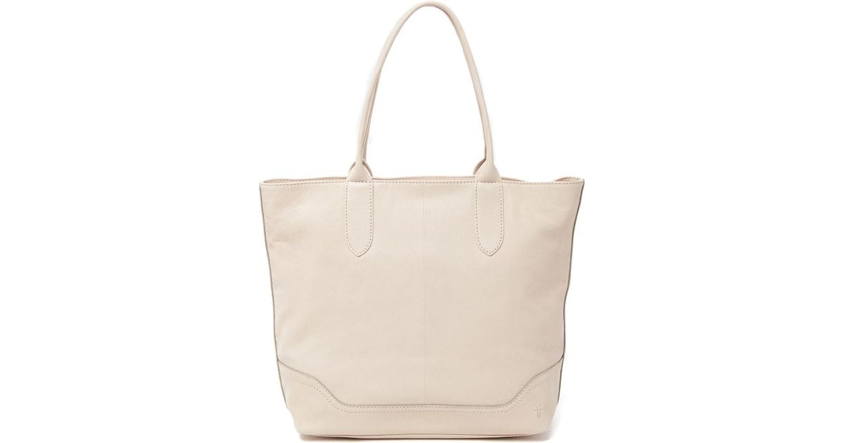 frye madison leather zipper tote