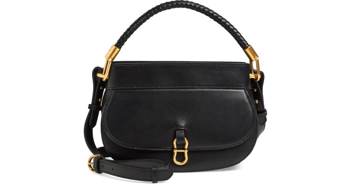 Vince Camuto Women's Winie Top Handle Crossbody Bag - Smooth Leather, Braided Handle - View #5