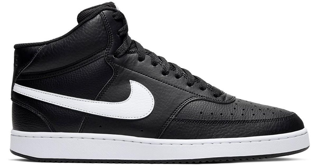 nike court royale mens black