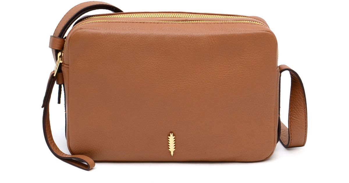 Tilly Leather Crossbody Bag, Tan