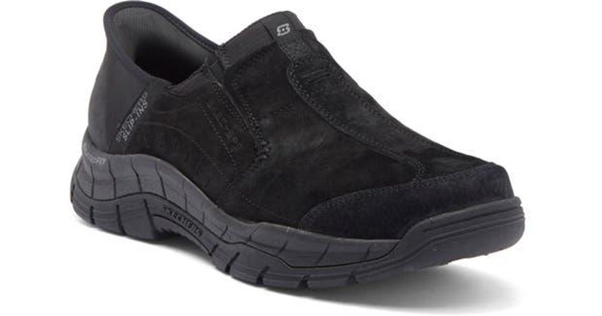 Skechers Alvern Slip-On Sneaker in Black for Men | Lyst
