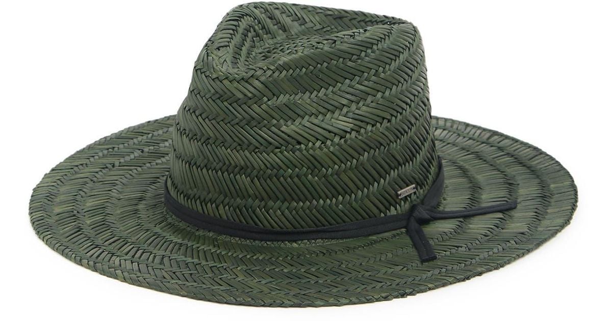 Brixton Cohen Straw Cowboy Hat In Washed Black At Nordstrom Rack for