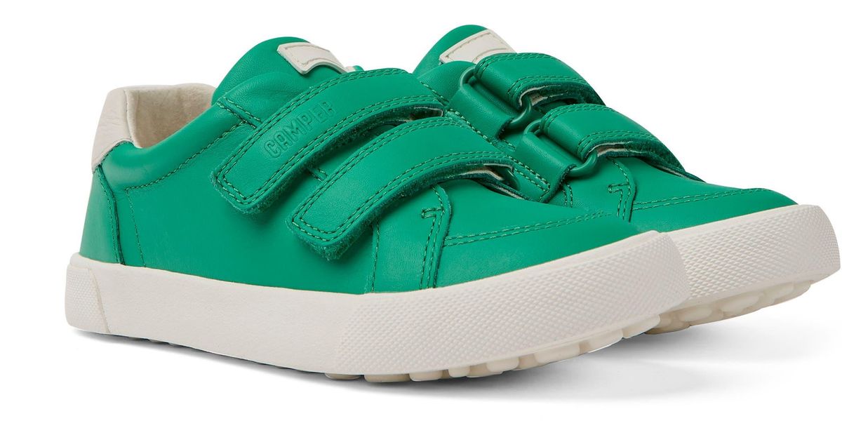 Camper Kids' Pursuit Double Strap Sneaker In Bright Green At Nordstrom ...