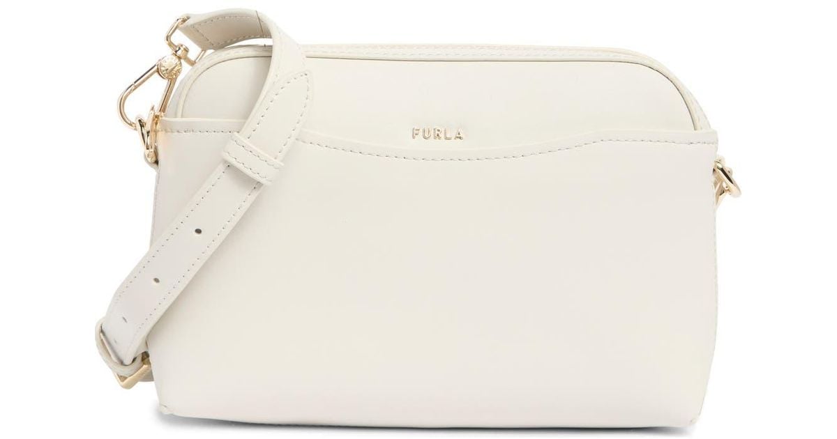 Furla Gea Mini Crossbody Bag in Natural | Lyst