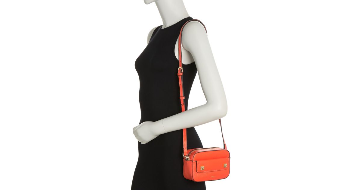 Furla Afrodite Mini Camera Crossbody Bag in Black Lyst