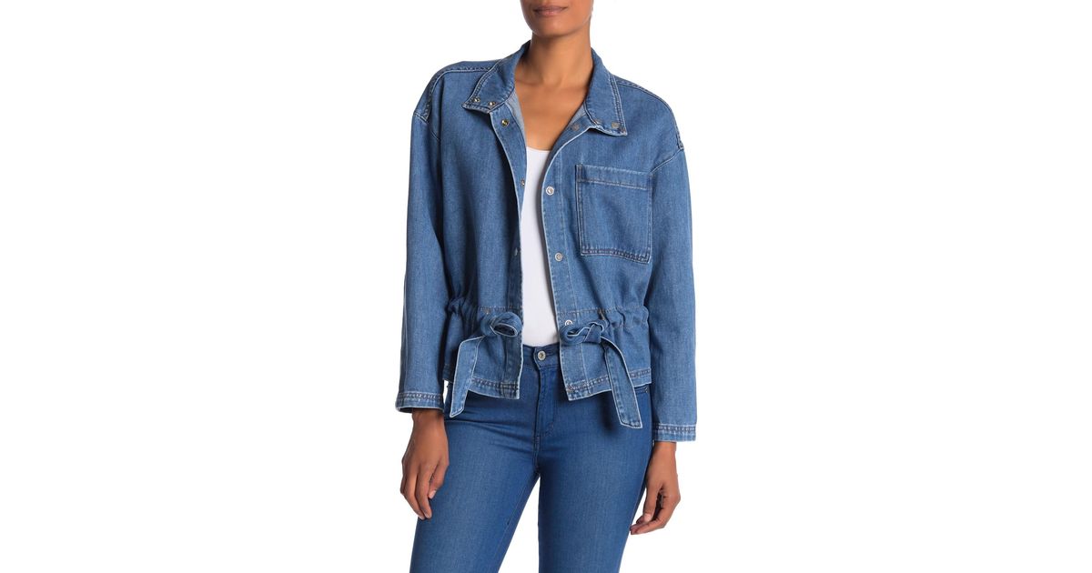madewell denim southlake military jacket