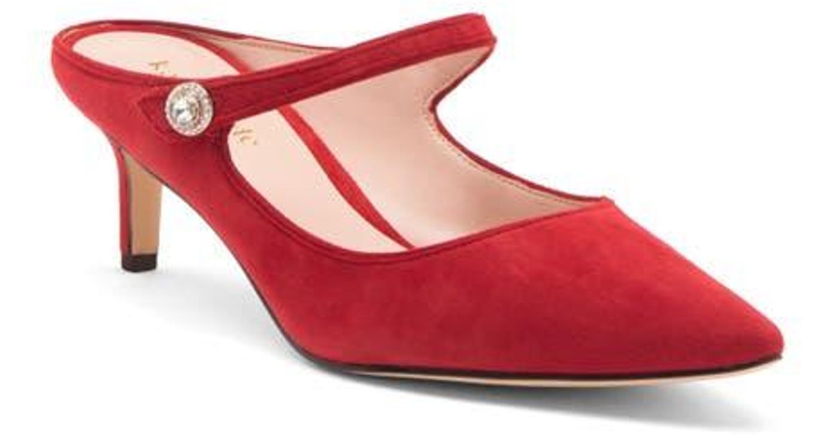Kate Spade Malea Mary Jane Mule in Red | Lyst