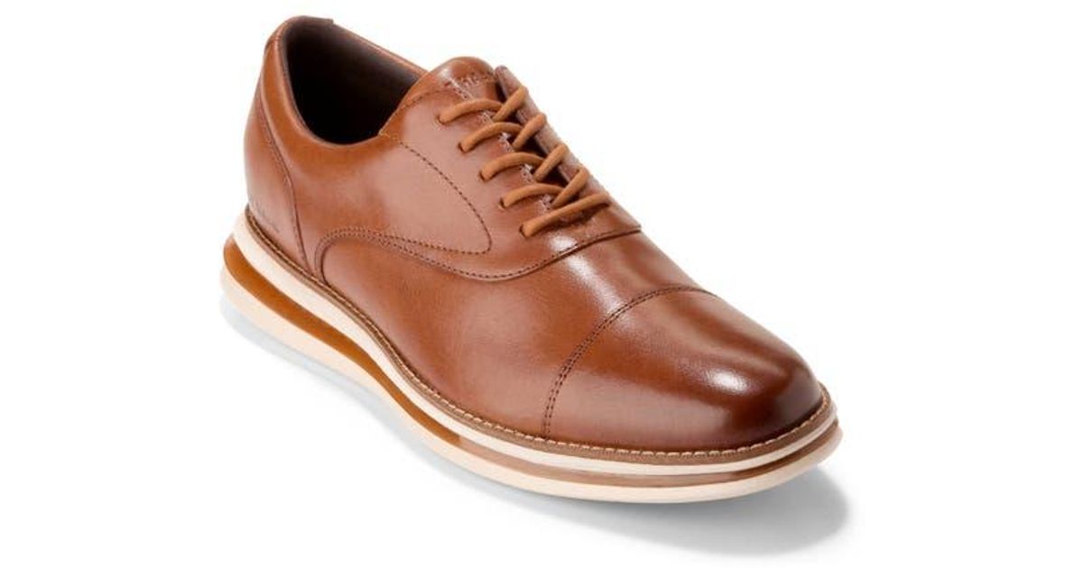 Cole Haan Grand Energy Meridian Brown Leather Dress Shoes 