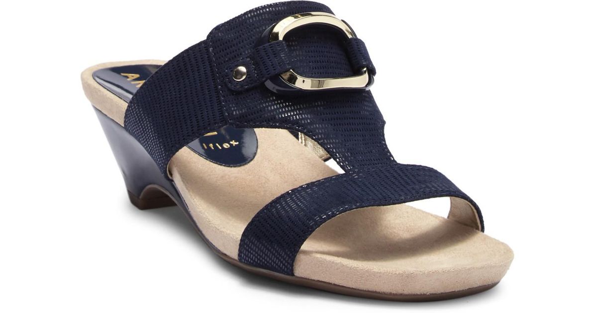 anne klein teela wedge sandal