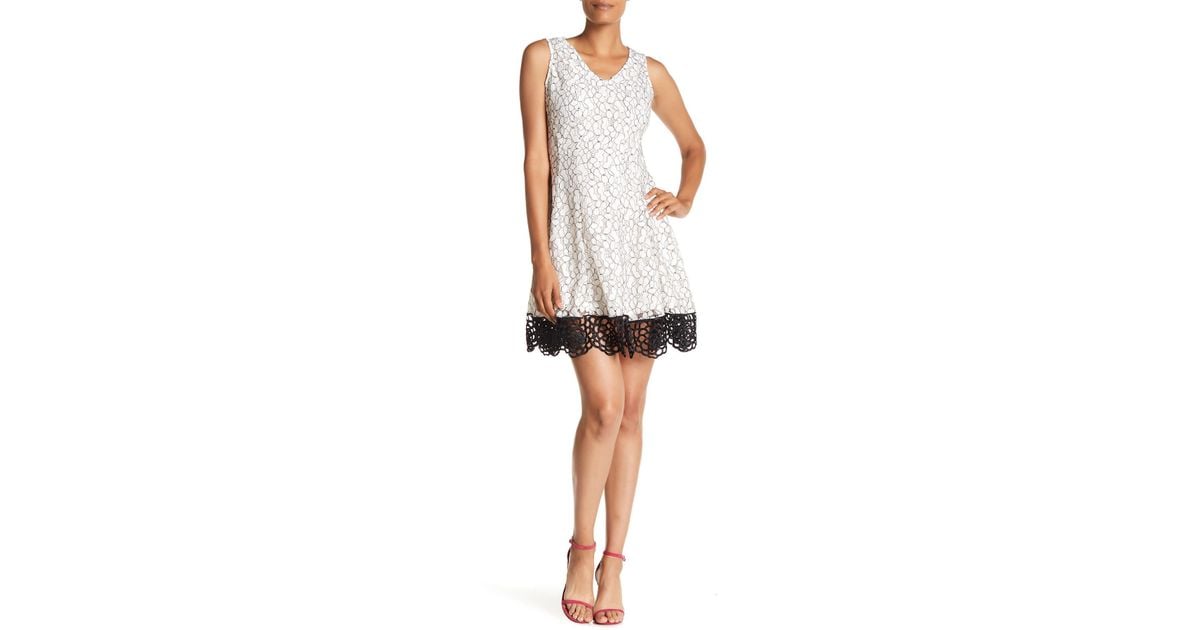 donna ricco lace dress