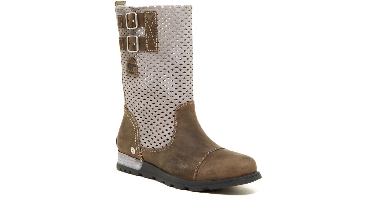 Sorel Rubber Major Pull-on Perforated Boot (women) in Light Grey (Gray ...