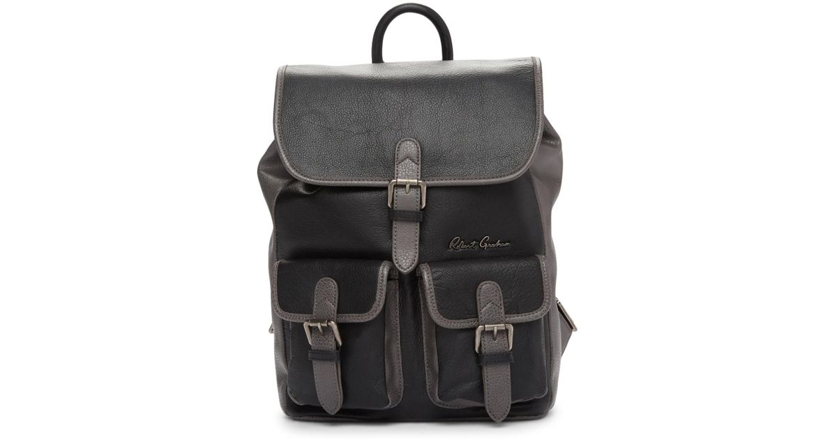 robert graham leather backpack