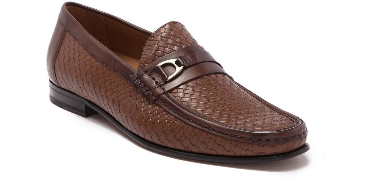 mezlan micro studded loafer