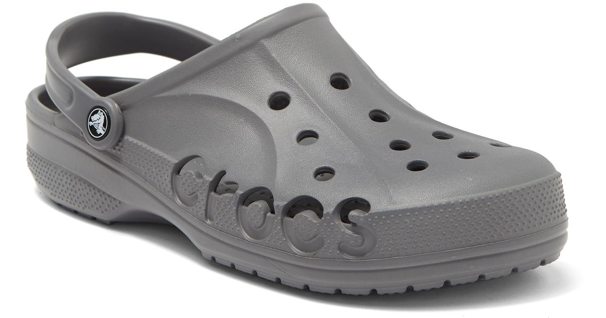 Crocs™ Baya Clog In Graphite At Nordstrom Rack in Gray for Men | Lyst