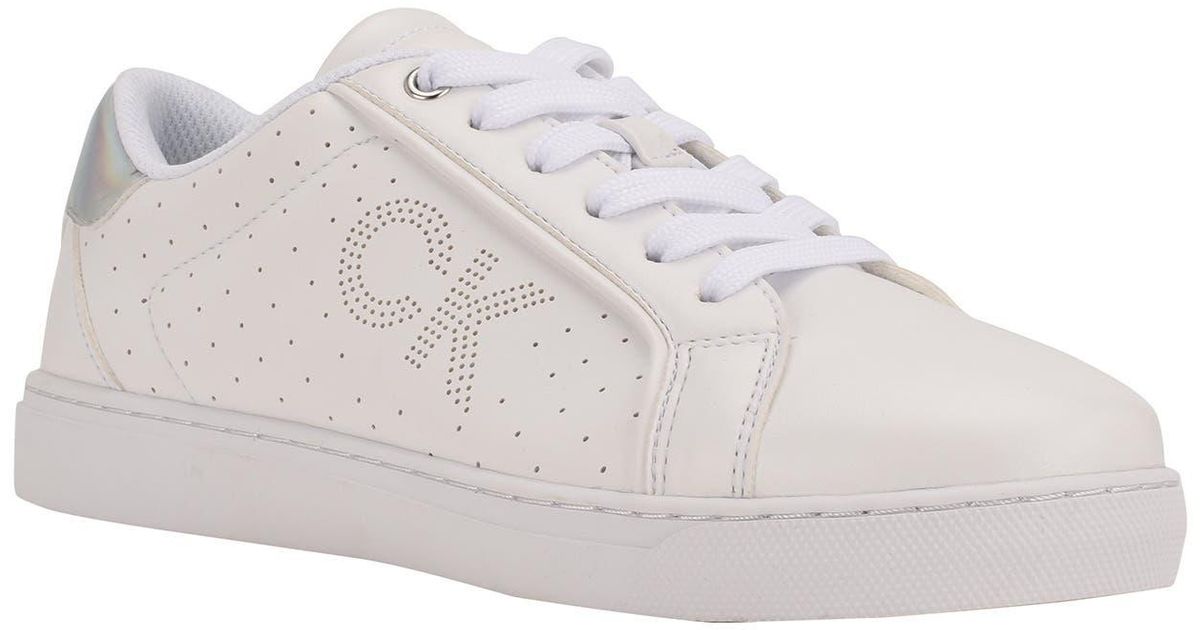 Calvin Klein Gahlia Sneaker In White 140 At Nordstrom Rack Lyst