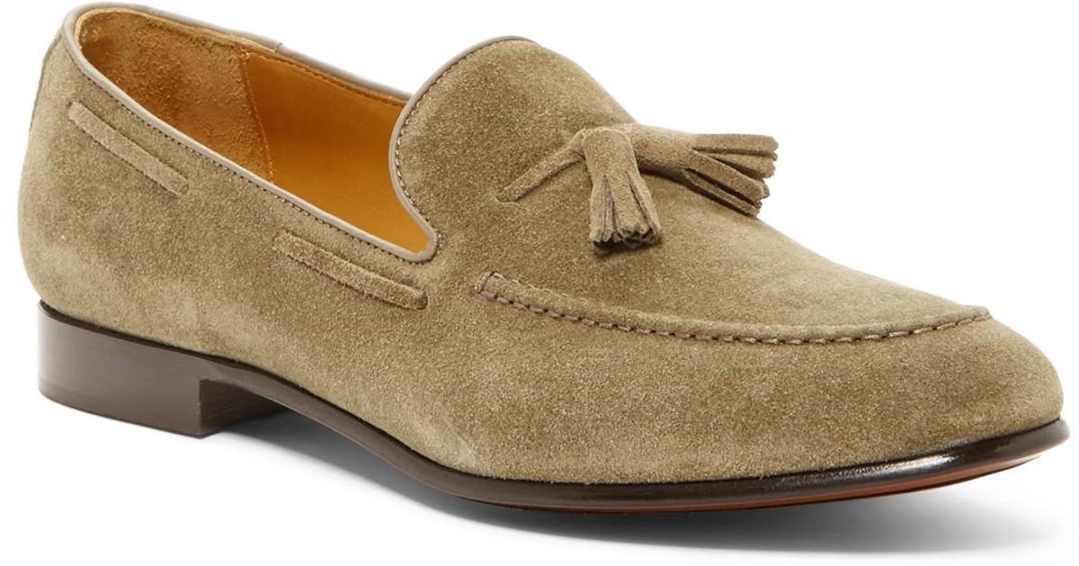frye suede loafers