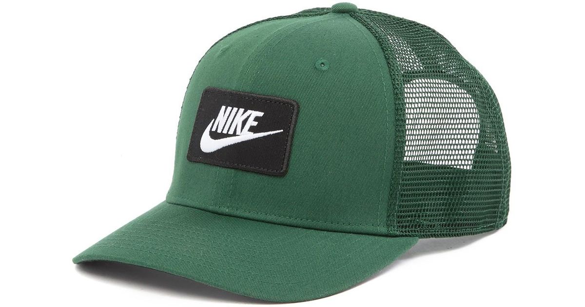Nike Cotton Classic 99 Trucker Cap in Green for Men - Lyst