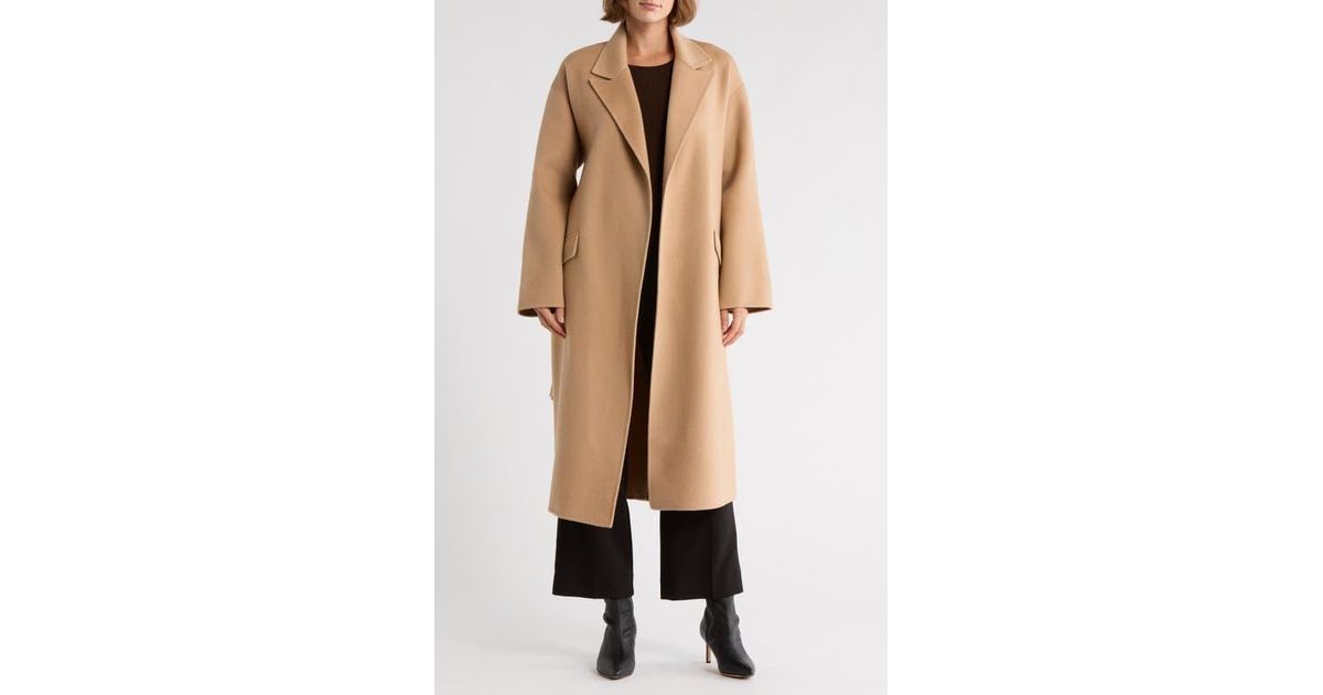 Double Breasted Coat Massimo Dutti Wool Coat With Belt Theory Wool 