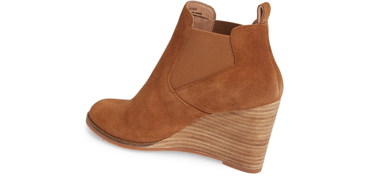 Caslon willa wedge bootie Clearance