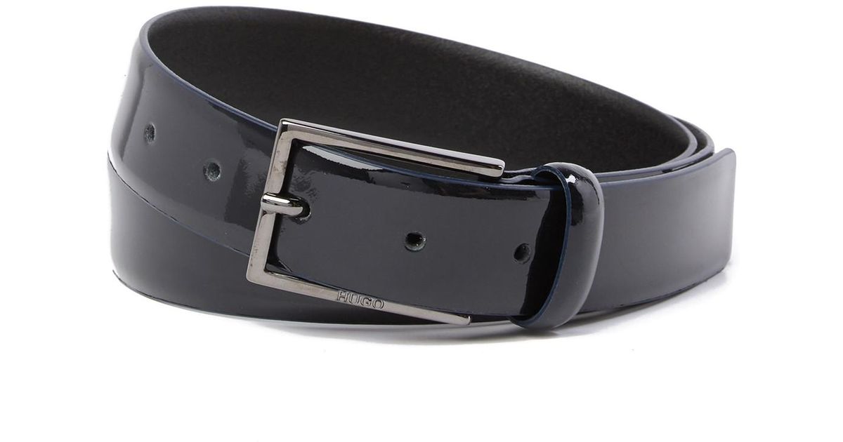 hugo boss embossed belt