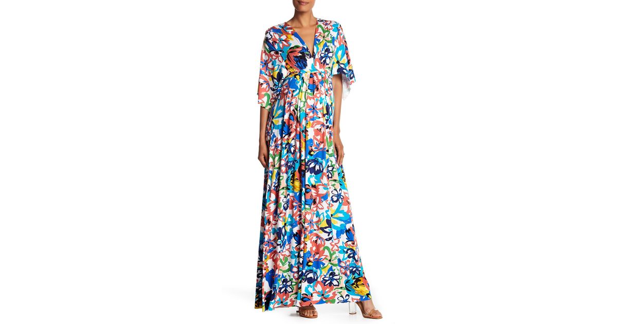 ella moss gauze maternity maxi dress