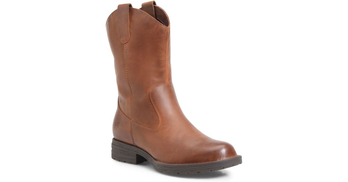 born basin waterproof western boot