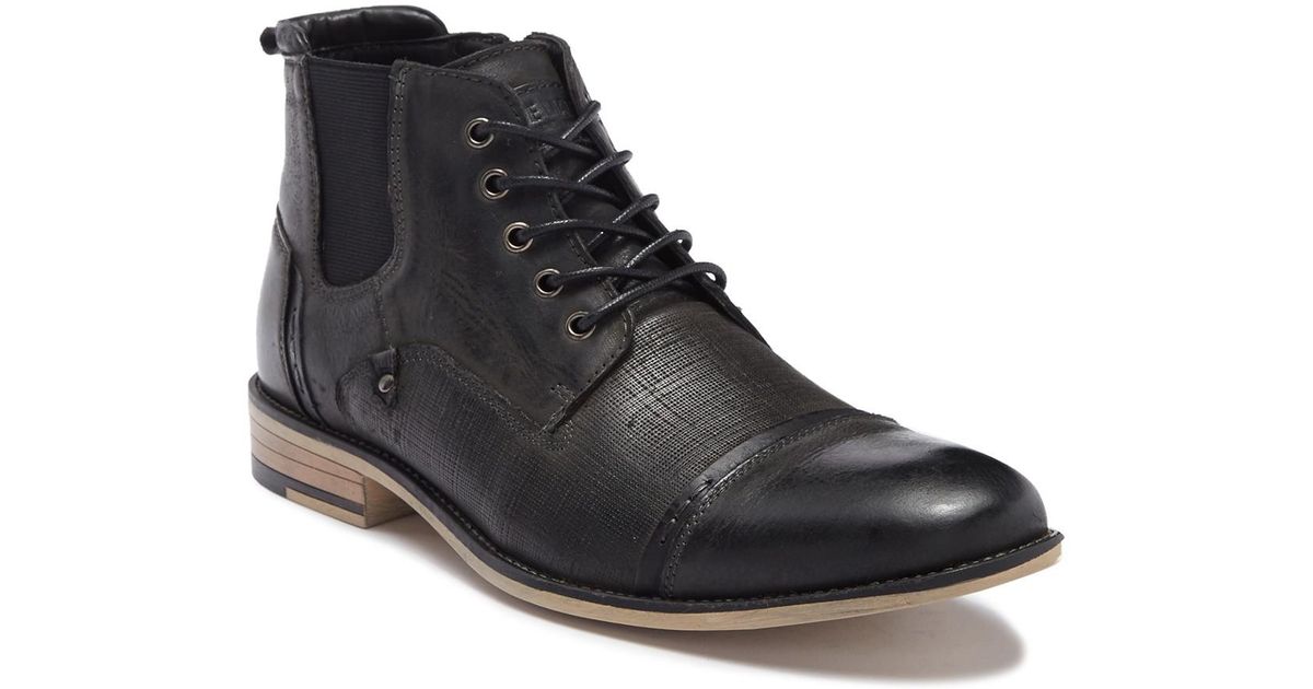 steve madden cap toe boot