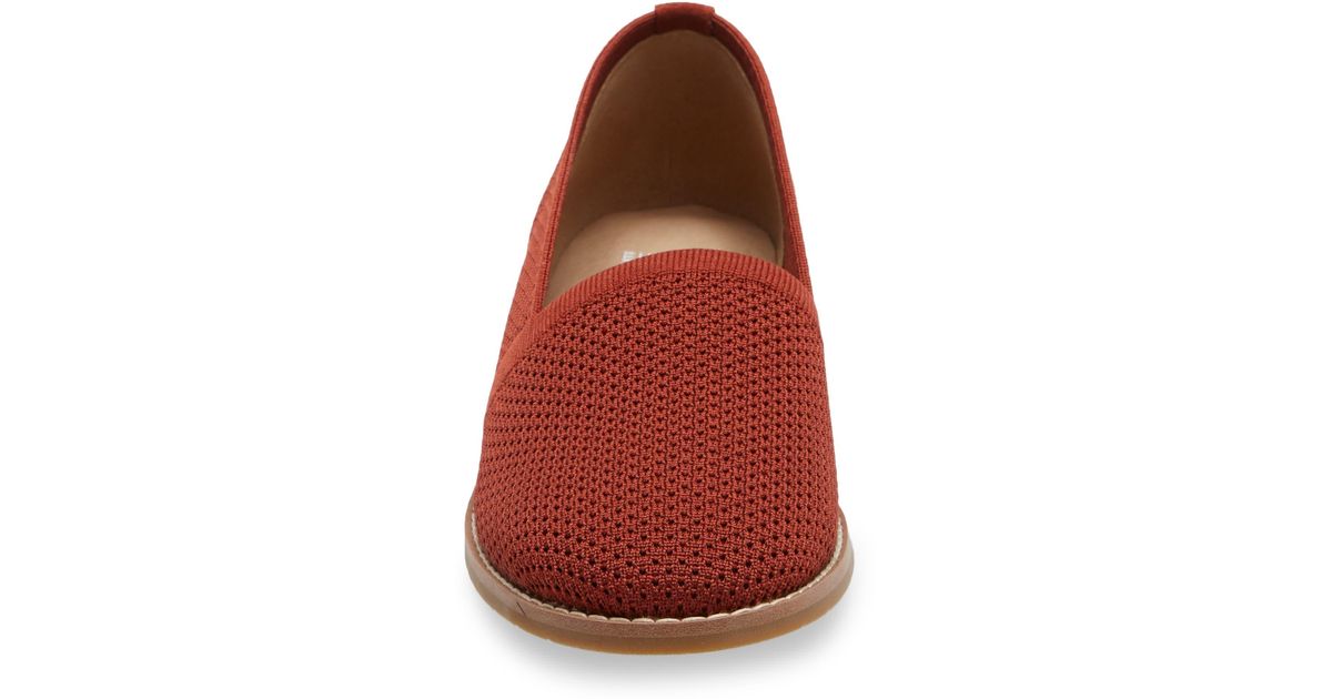 Eileen Fisher Demi Knit Flat In Serrano Stretch Knit At Nordstrom Rack in  Red | Lyst
