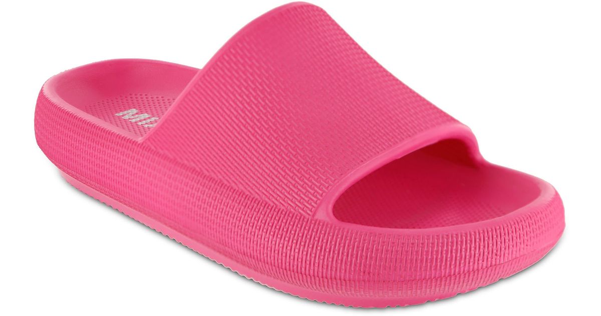 MIA Lexa Slide Sandal in Pink | Lyst