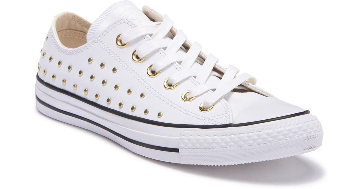 converse ox studded trainers