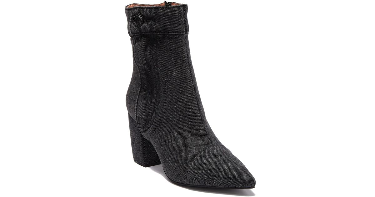 finite block heel bootie