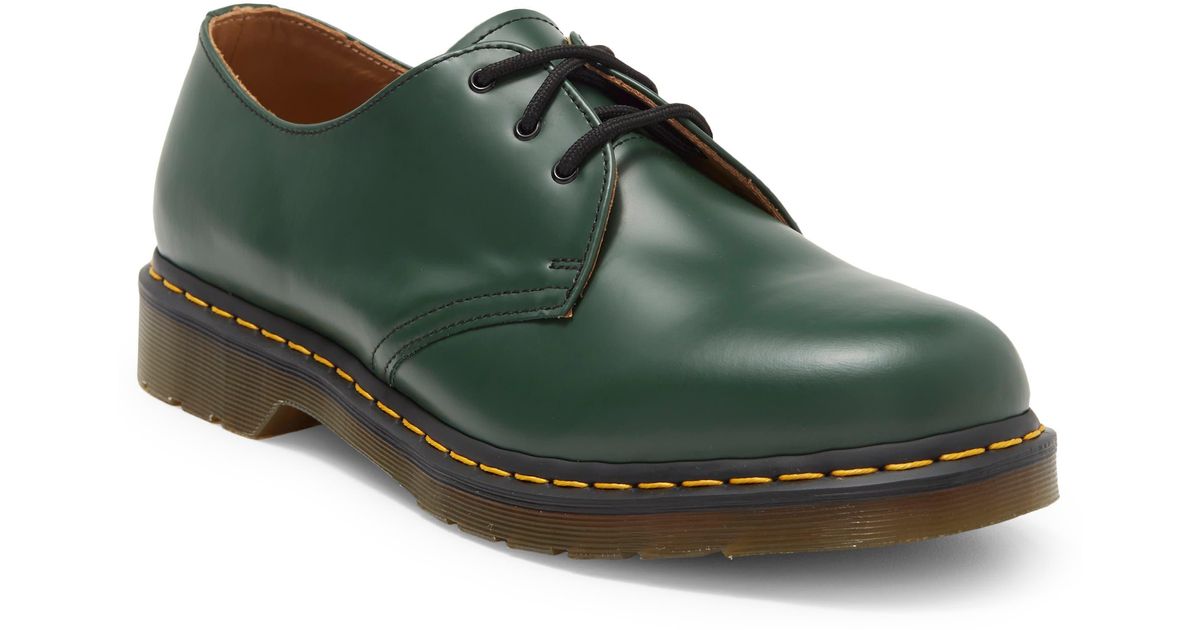 dr martens green smooth