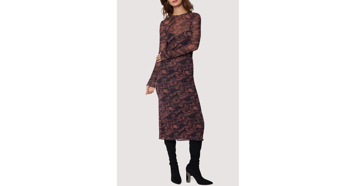 LOST IN A DREAM WOVEN MIDI DRESS