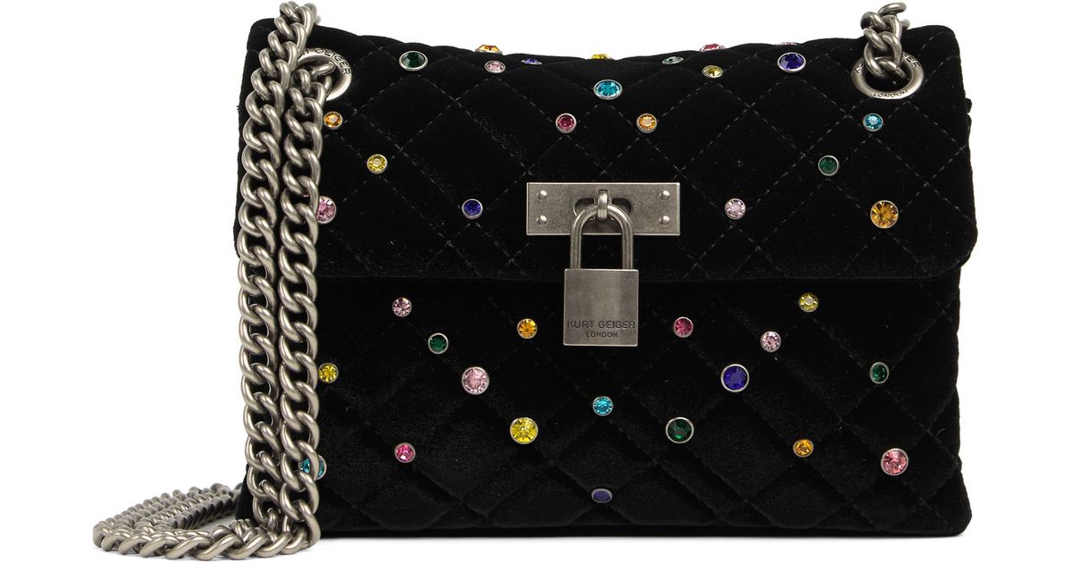 Kurt Geiger Mini Brixton Shoulder Bag In Charcoal At Nordstrom Rack in