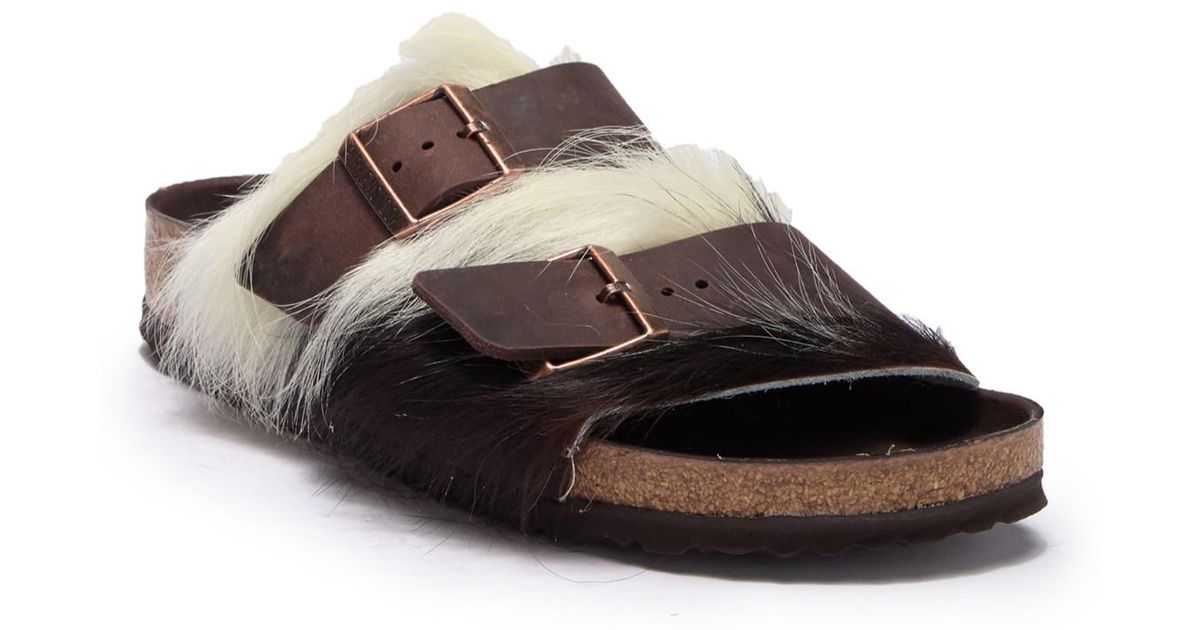 birkenstocks furry slides