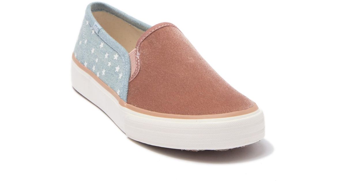 keds double decker velvet